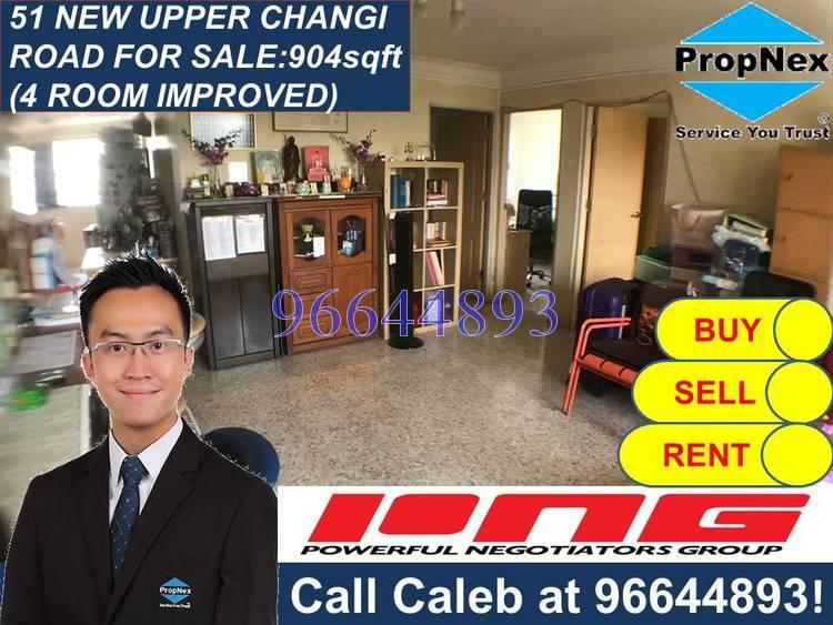 Blk 51 New Upper Changi Road (Bedok), HDB 4 Rooms #163035912